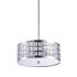 Hermoza Polished Chrome Geometric Design Pendant
