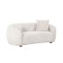 Zarina Loveseat with 2 Pillows, Ivory
