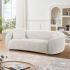 Zarina Loveseat with 2 Pillows, Ivory