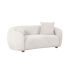 Zarina Loveseat with 2 Pillows, Ivory