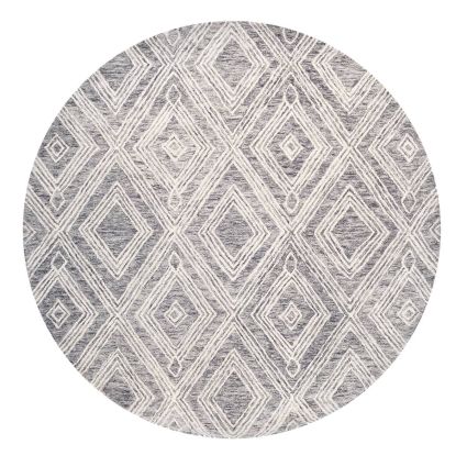 Modern Silver Area Rug, 