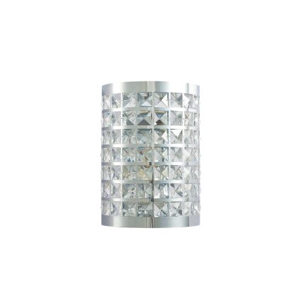 Rene Lucite Sconce, Chrome Finish