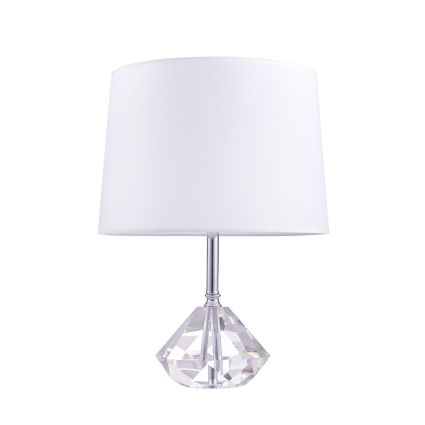 Tortona Lucite Diamond Shaped Table Lamp