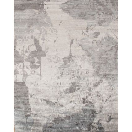 Modern L. Gray Area Rug, 5' 9" X 8' 8"