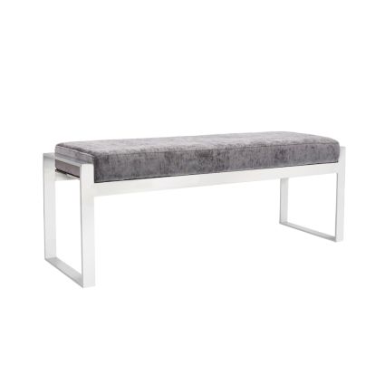 Luxe Bench, Grey